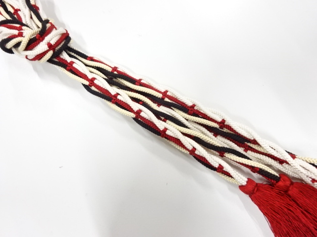 正絹　夏手組帯締め